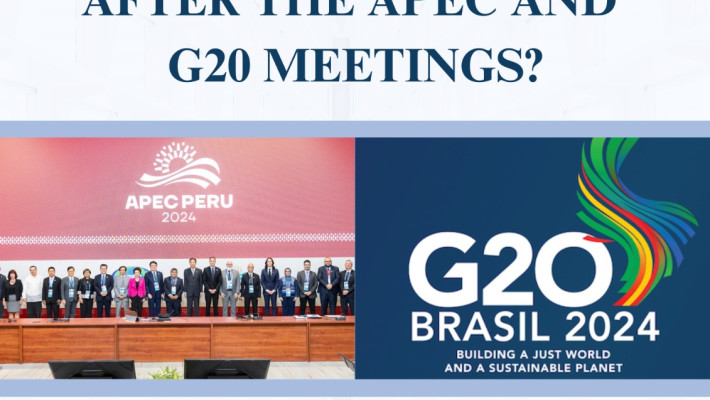 WHAT'S NEXT AFTER THE APEC AND G20 MEETINGS?